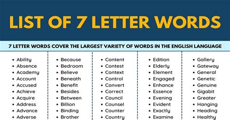 Without 6. . 7 letter words no repeating letters